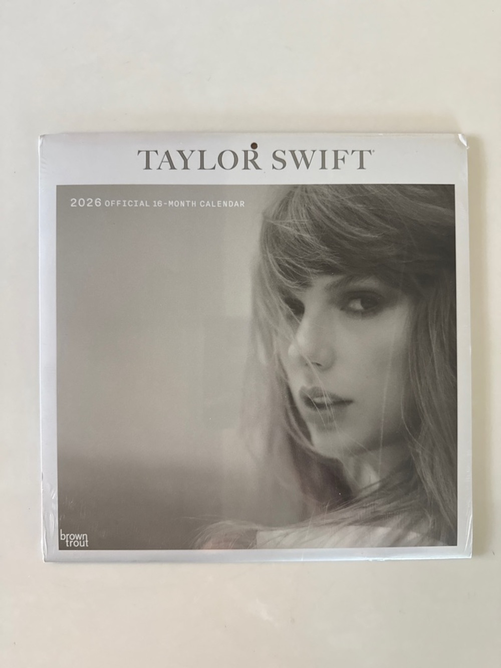 Taylor Swift Black & White Portrait Wall Calendar